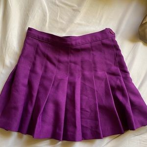 american apparel pleated skirt